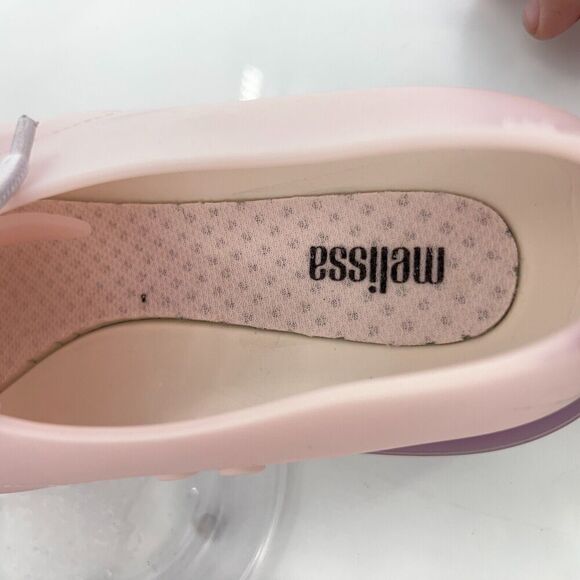 Melissa Melissa Bass Ad Oxford Sneaker Size 9 Pink Rubber Chunky Platform Shoe - Picture 14 of 16